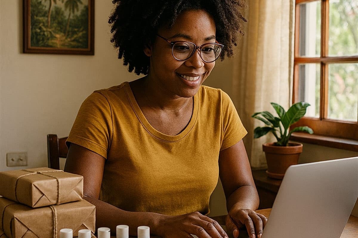 Home business maker with products